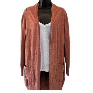 𝅺ALEXANDER David Open Front Cardigan in Brown
